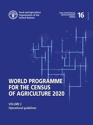 cover image of World Programme for the Census of Agriculture 2020